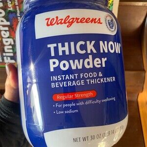 Walgreens Thick Now Powder Instant Food & Beverage Thickener Low Sodium